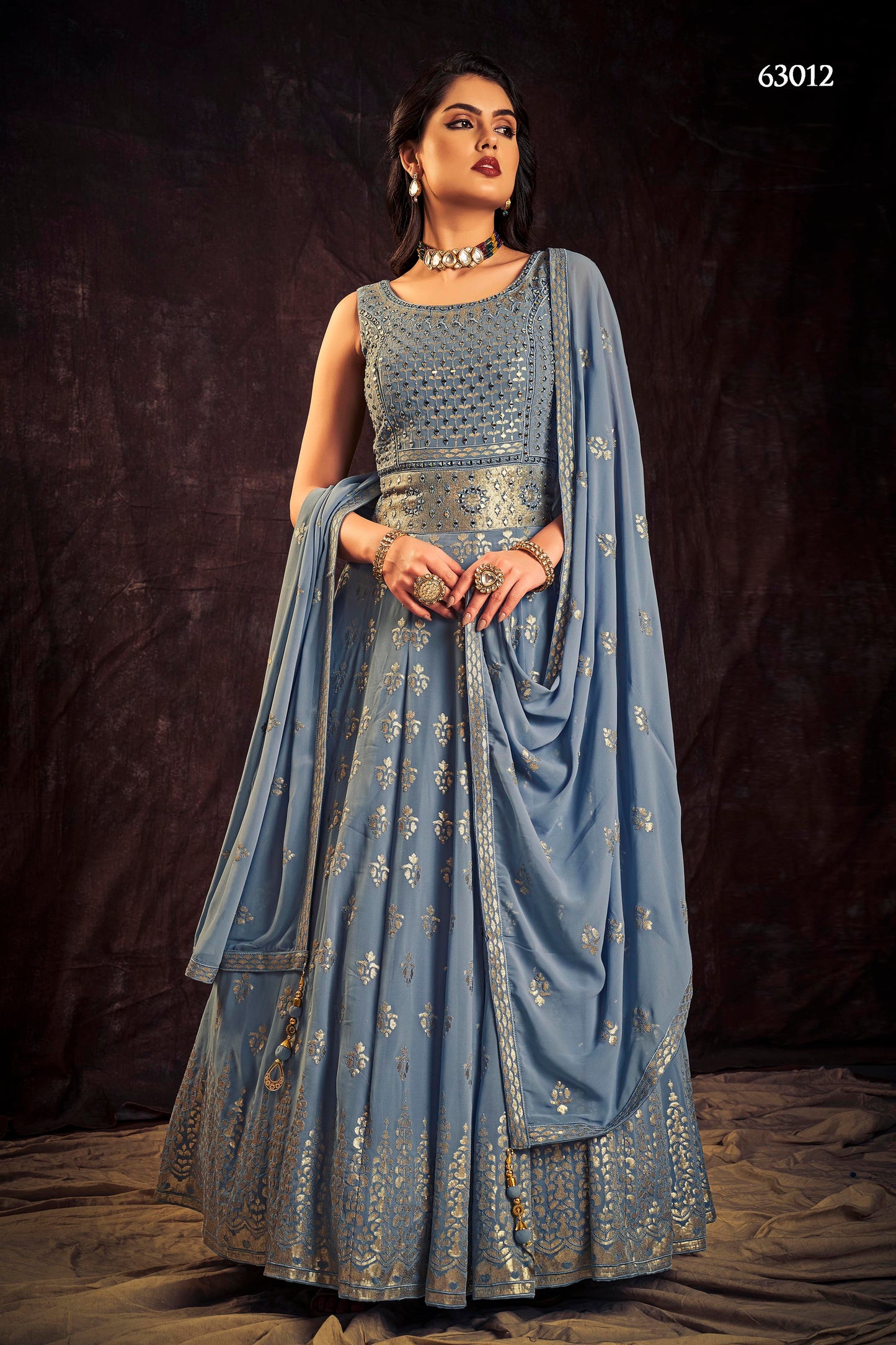 Zoya Vol 3 Designer Occasion Wear Gown D.No 63012
