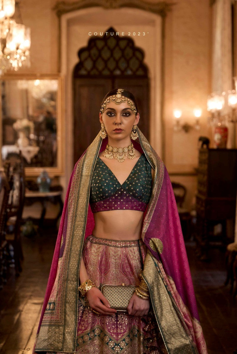 TAJ-MAHAL DESIGNER WEAR LEHENGA D.NO. RRC-1158