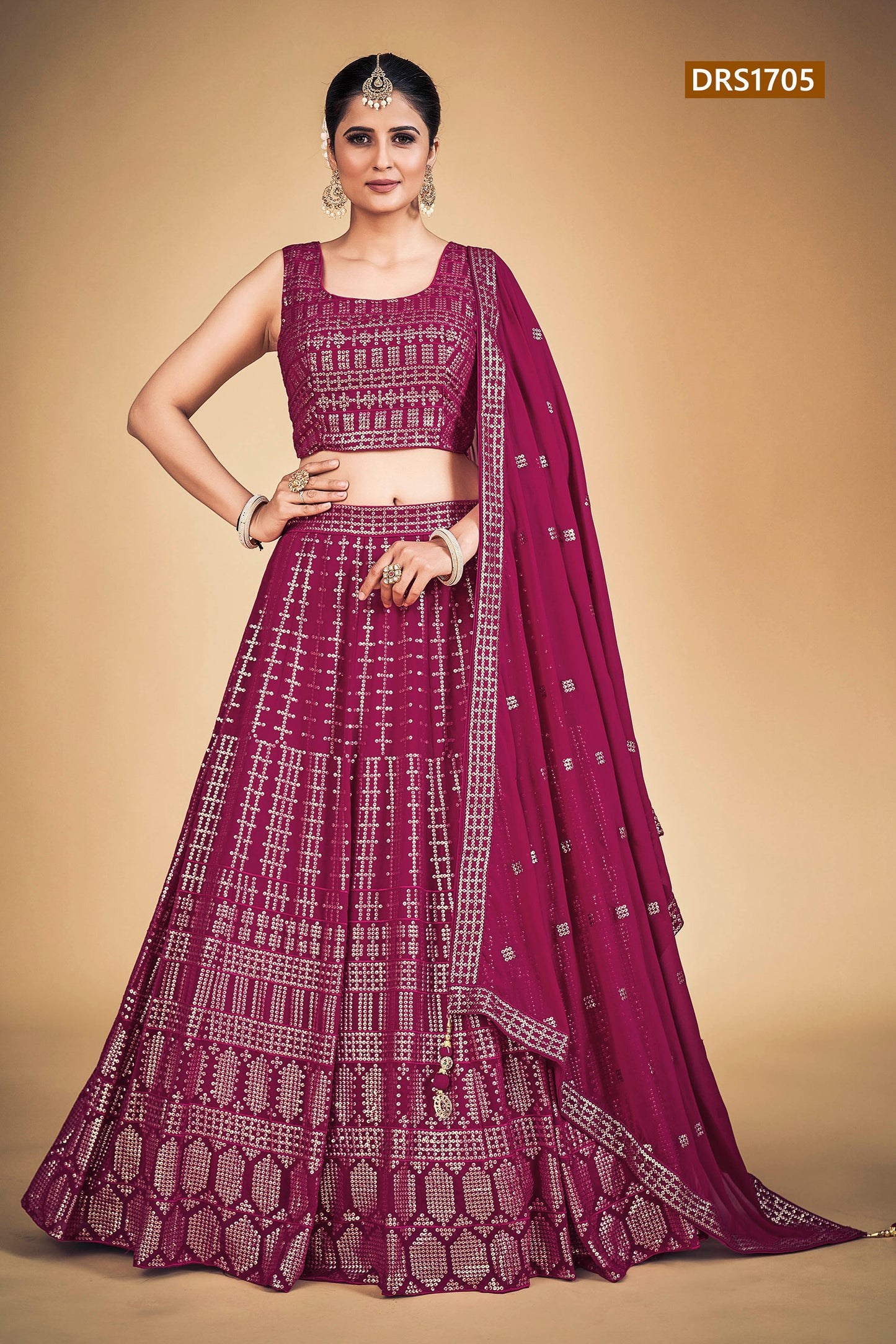 Sophia Designer Fancy Wear Lehenga D.No 1705