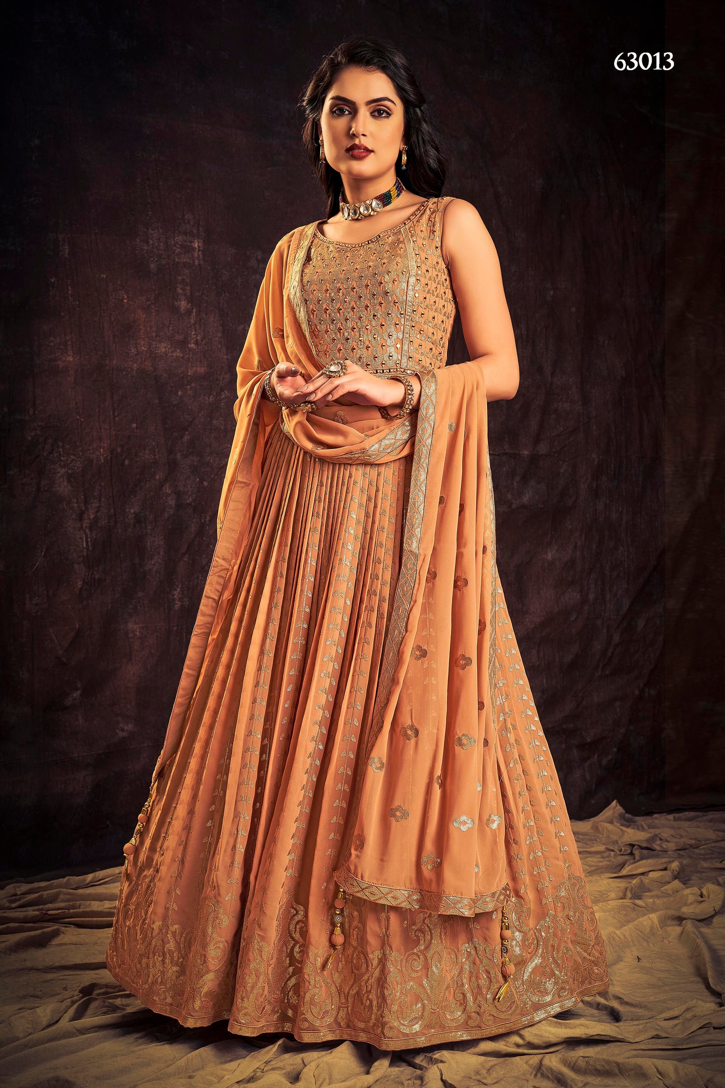 Zoya Vol 3 Designer Occasion Wear Gown D.No 63013