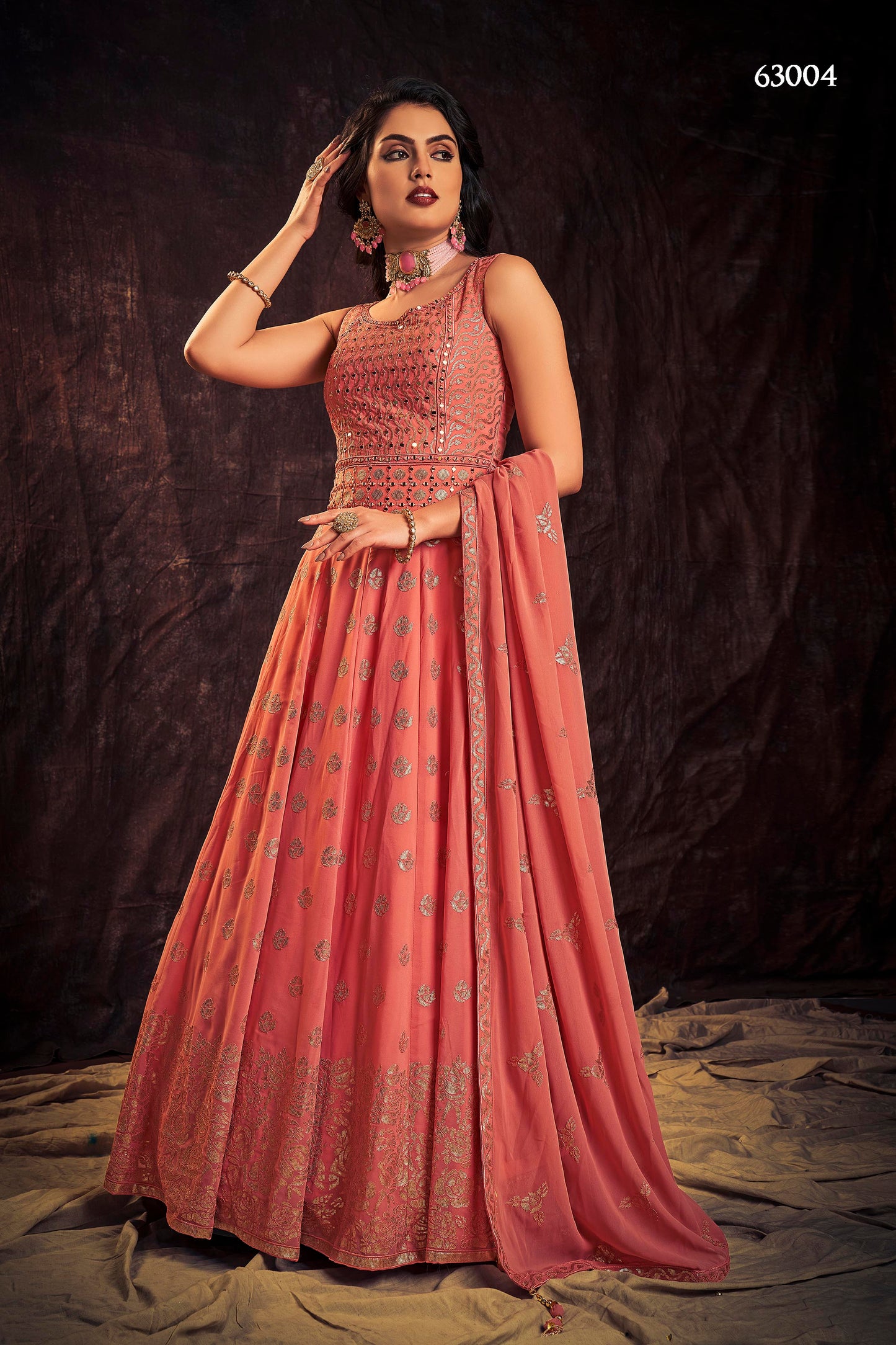 Zoya Vol 3 Designer Occasion Wear Gown D.No 63004