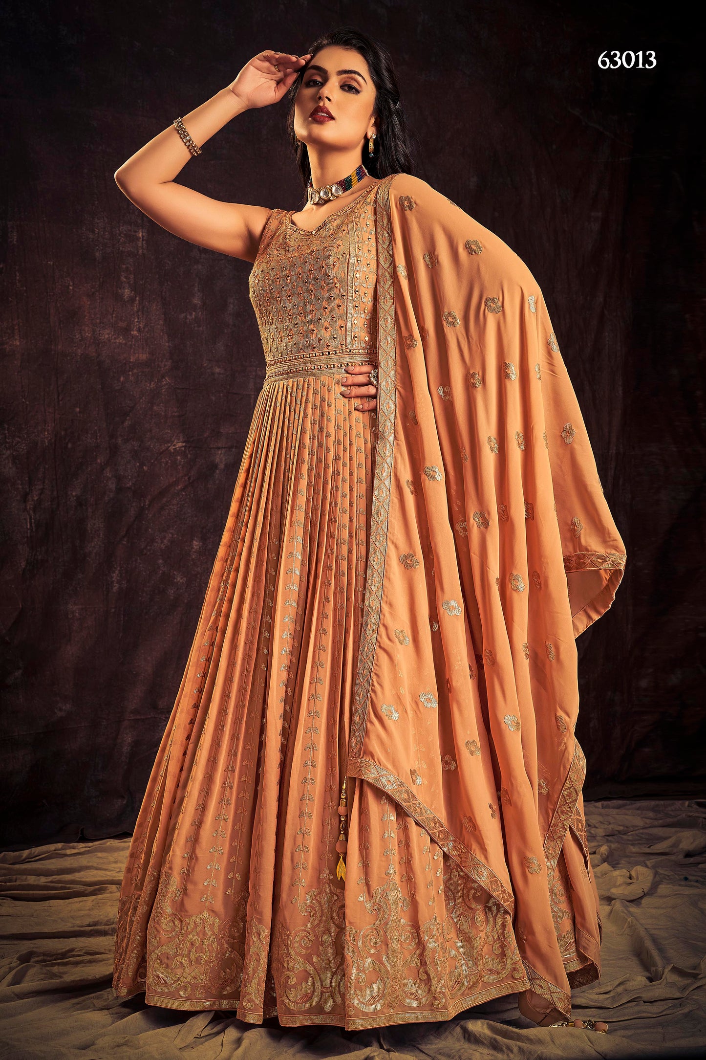 Zoya Vol 3 Designer Occasion Wear Gown D.No 63013