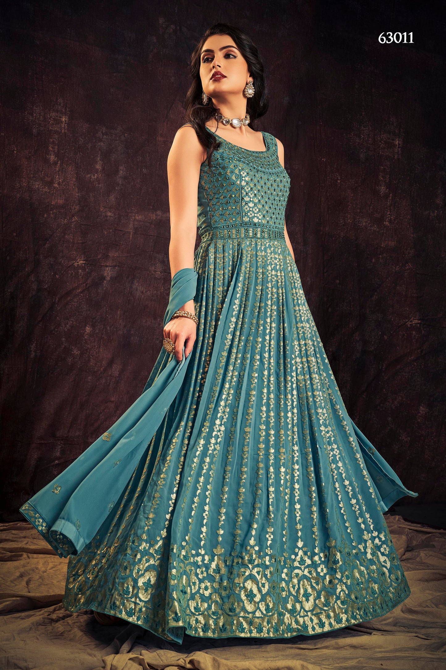 Zoya Vol 3 Designer Occasion Wear Gown D.No 63011