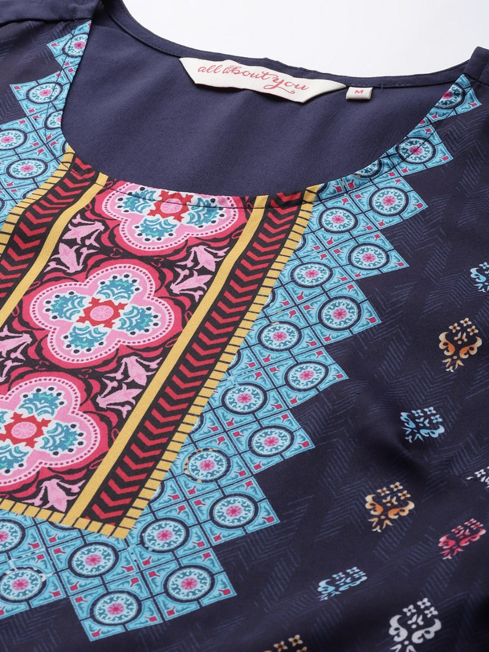 NAINA FESTIVE WEAR POLY CHANDERI KURTI