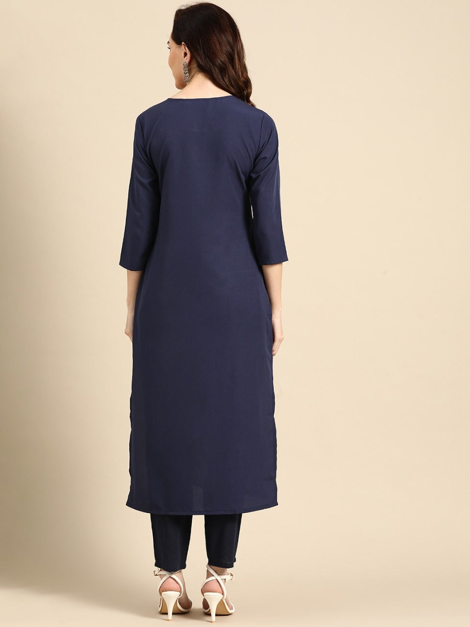 NAINA FESTIVE WEAR POLY CHANDERI KURTI