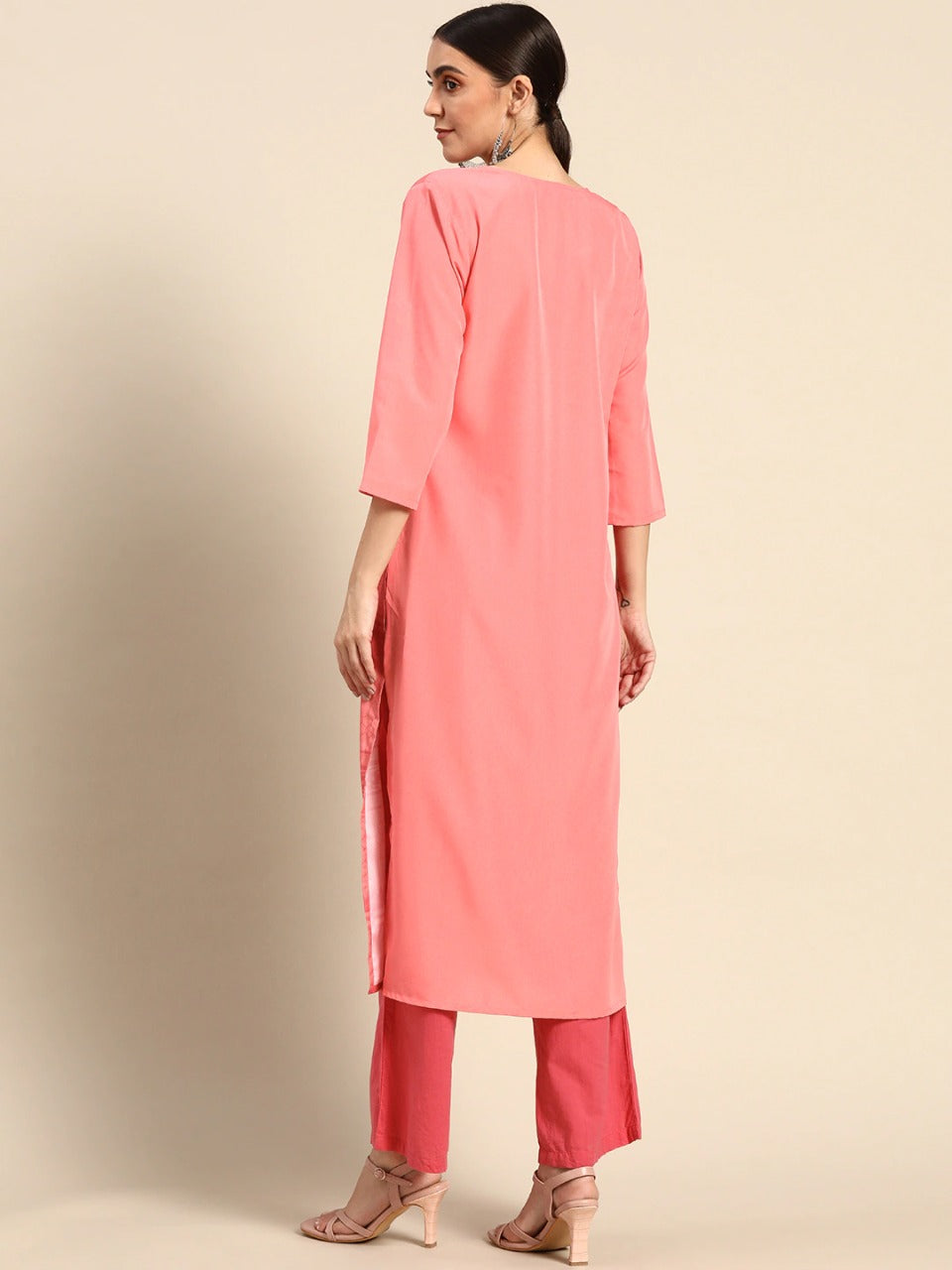 NAINA FESTIVE WEAR POLY CHANDERI KURTI