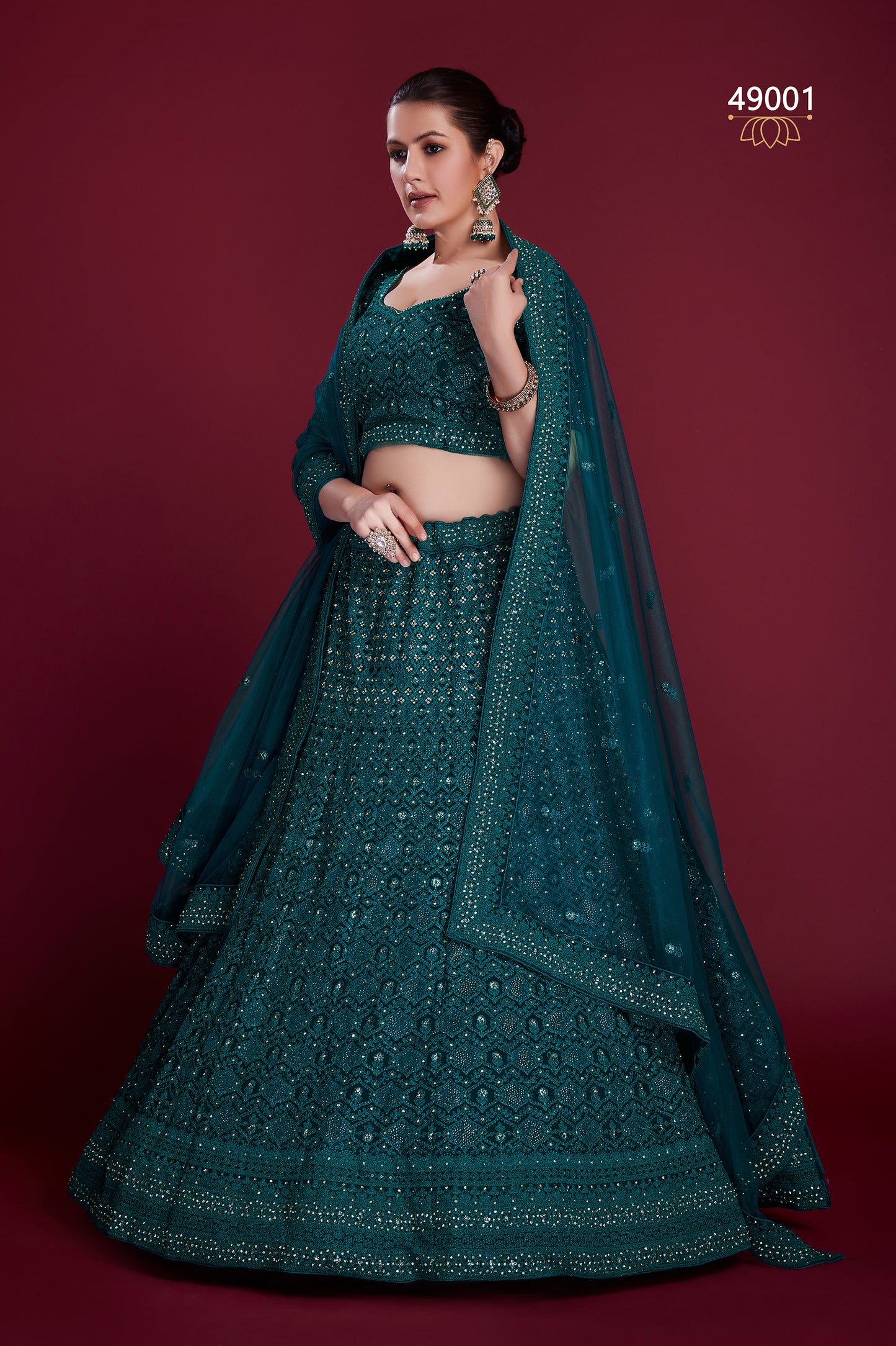 Poshak Vol 6 Designer Occasion Wear Lehenga D.No 49001