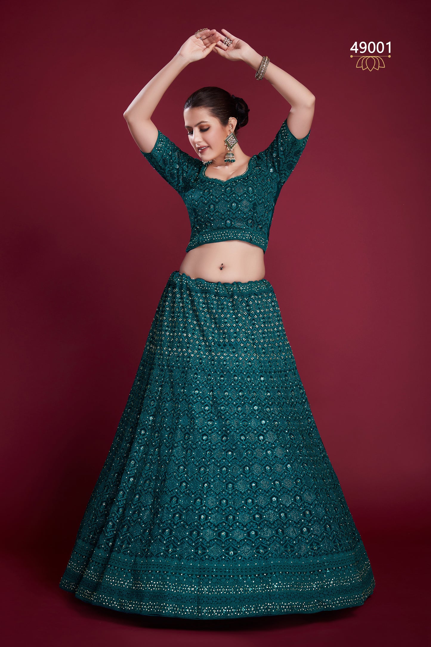 Poshak Vol 6 Designer Occasion Wear Lehenga D.No 49001