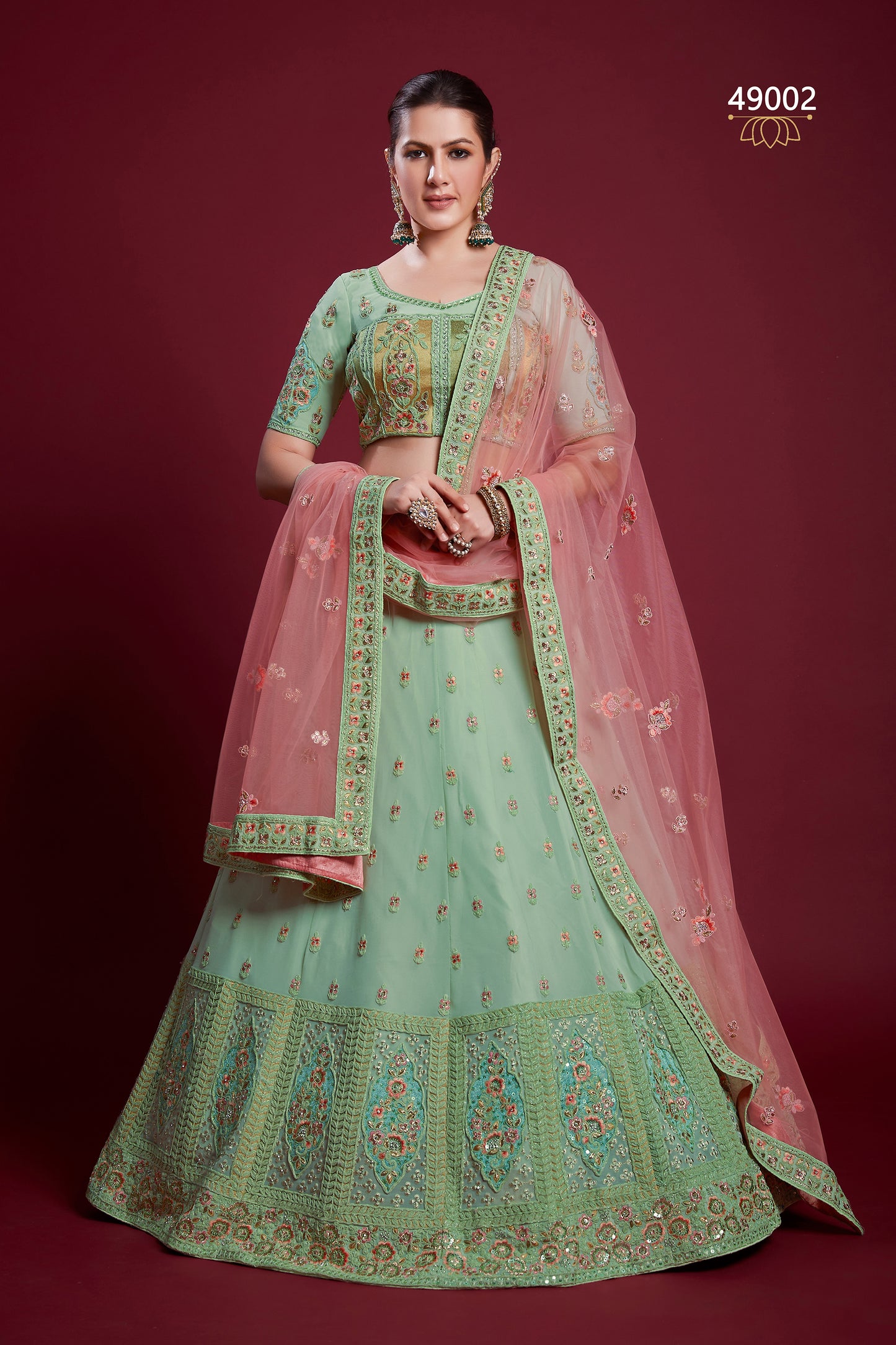 Poshak Vol 6 Designer Occasion Wear Lehenga D.No 49002