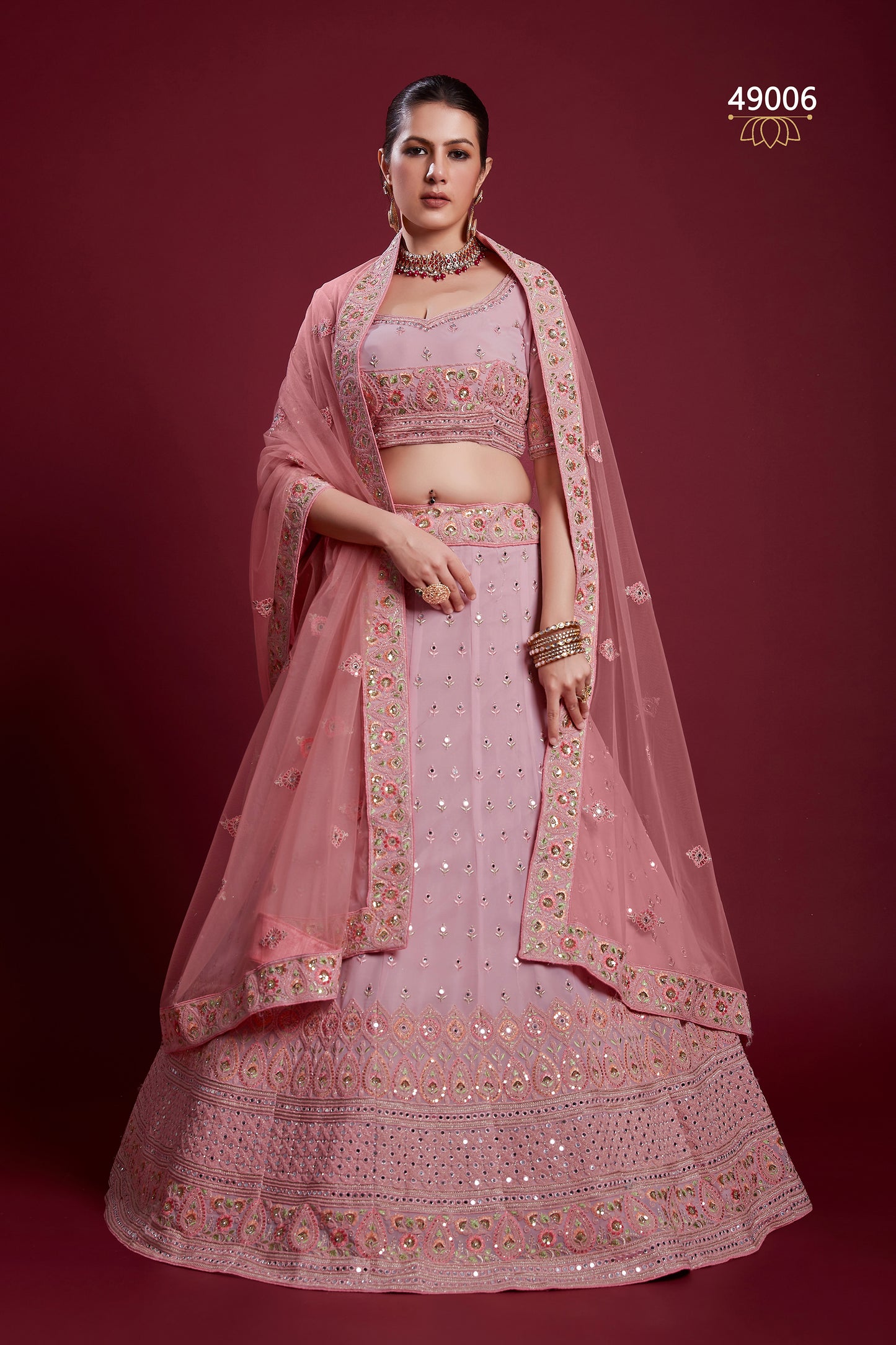 Poshak Vol 6 Designer Occasion Wear Lehenga D.No 49006
