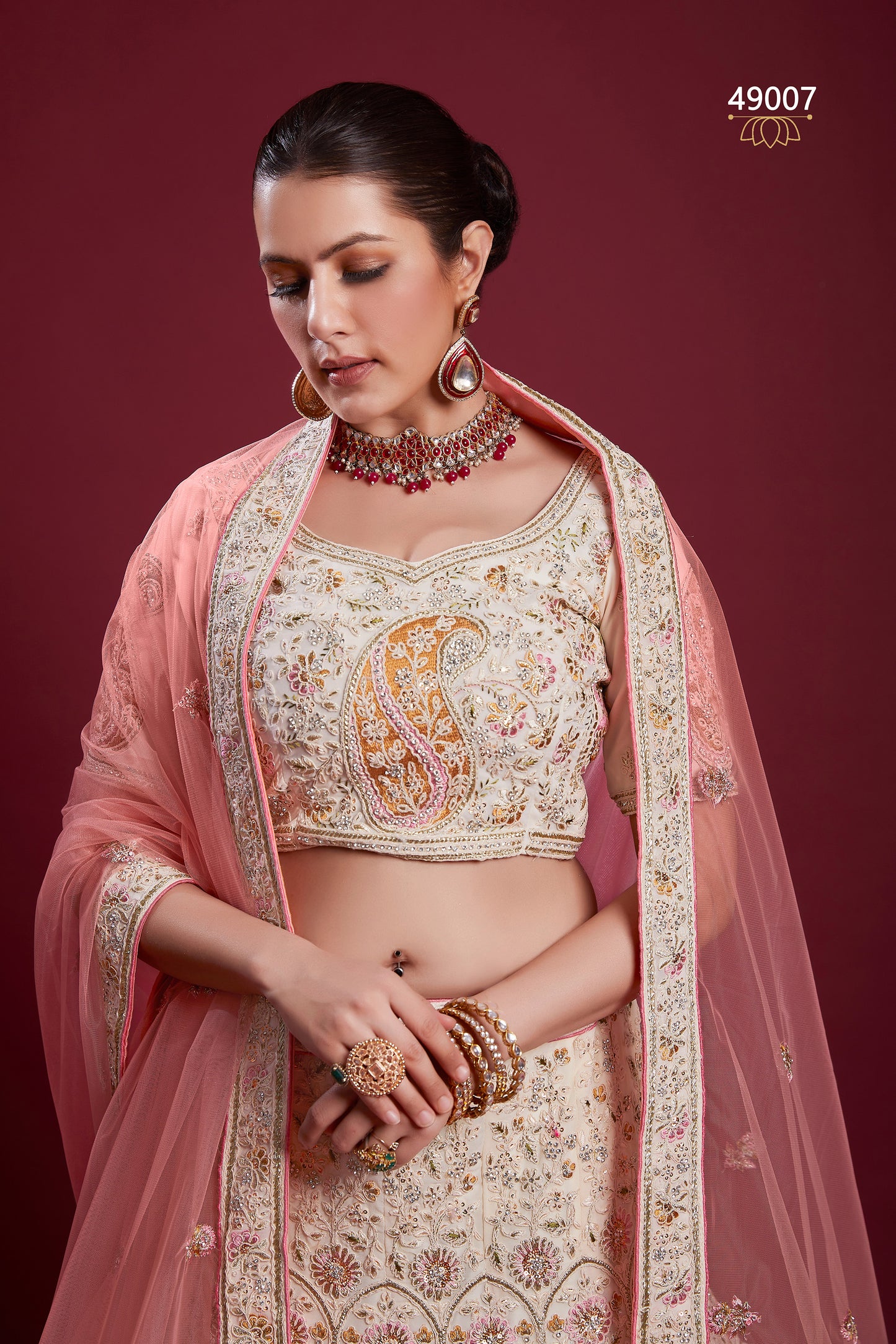 Poshak Vol 6 Designer Occasion Wear Lehenga D.No 49007