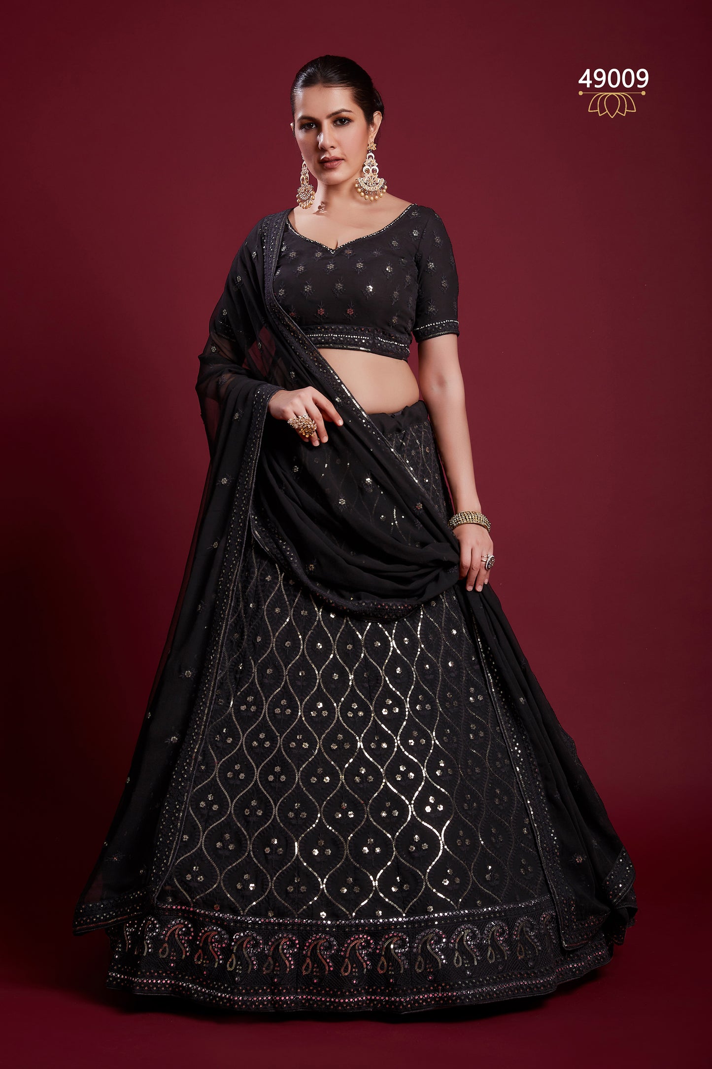 Poshak Vol 6 Designer Occasion Wear Lehenga D.No 49009