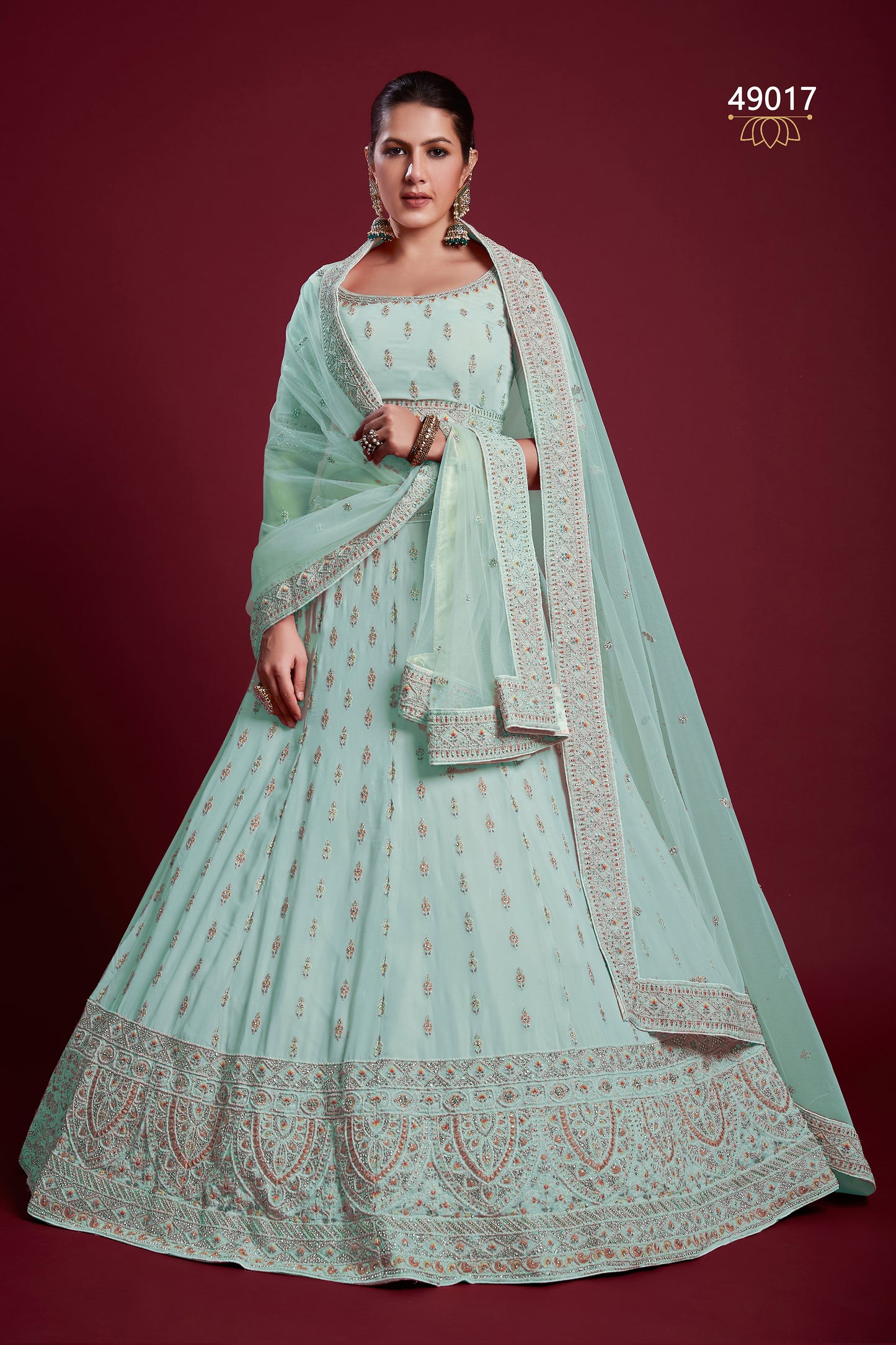 Poshak Vol 6 Designer Occasion Wear Lehenga D.No 49017