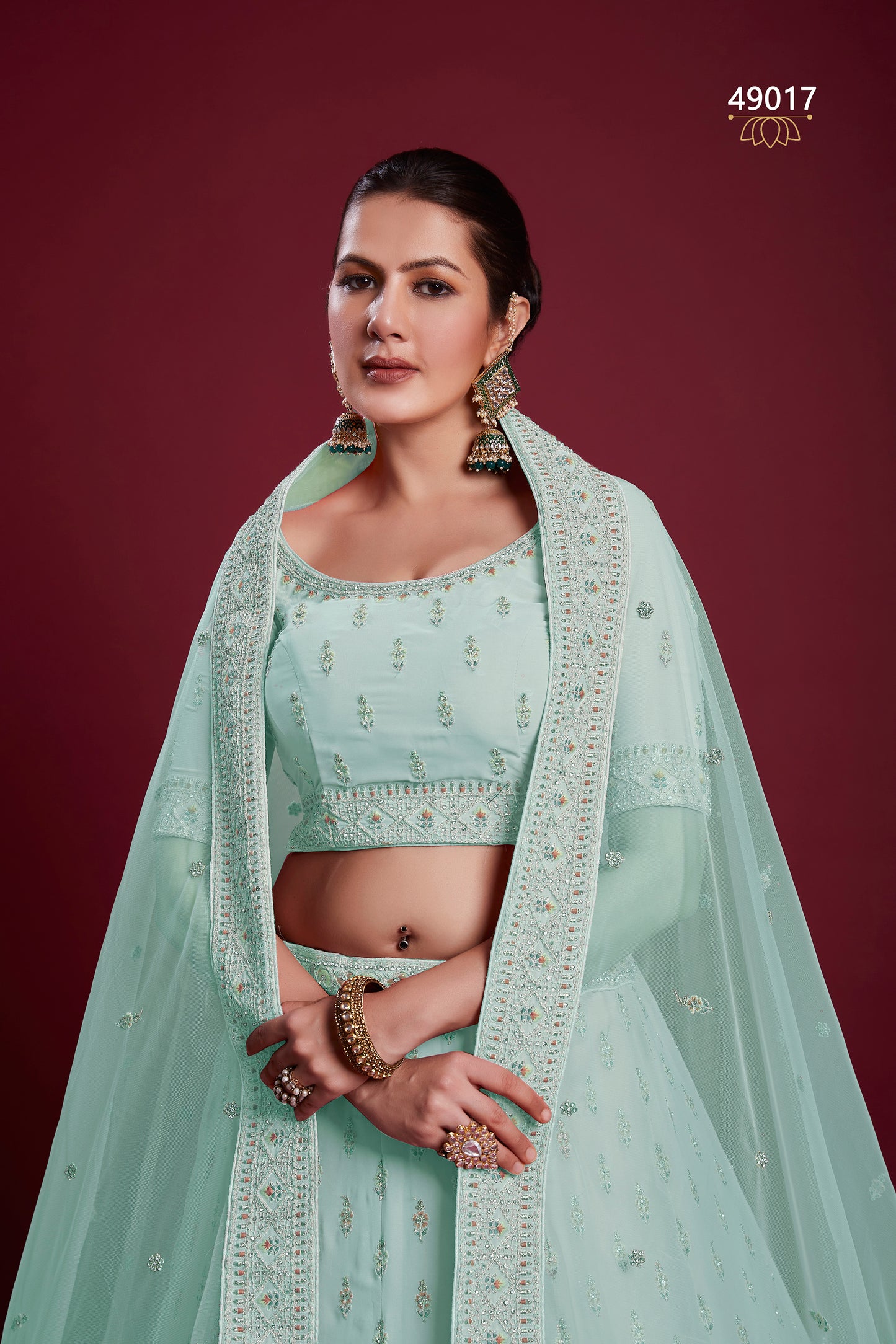 Poshak Vol 6 Designer Occasion Wear Lehenga D.No 49017