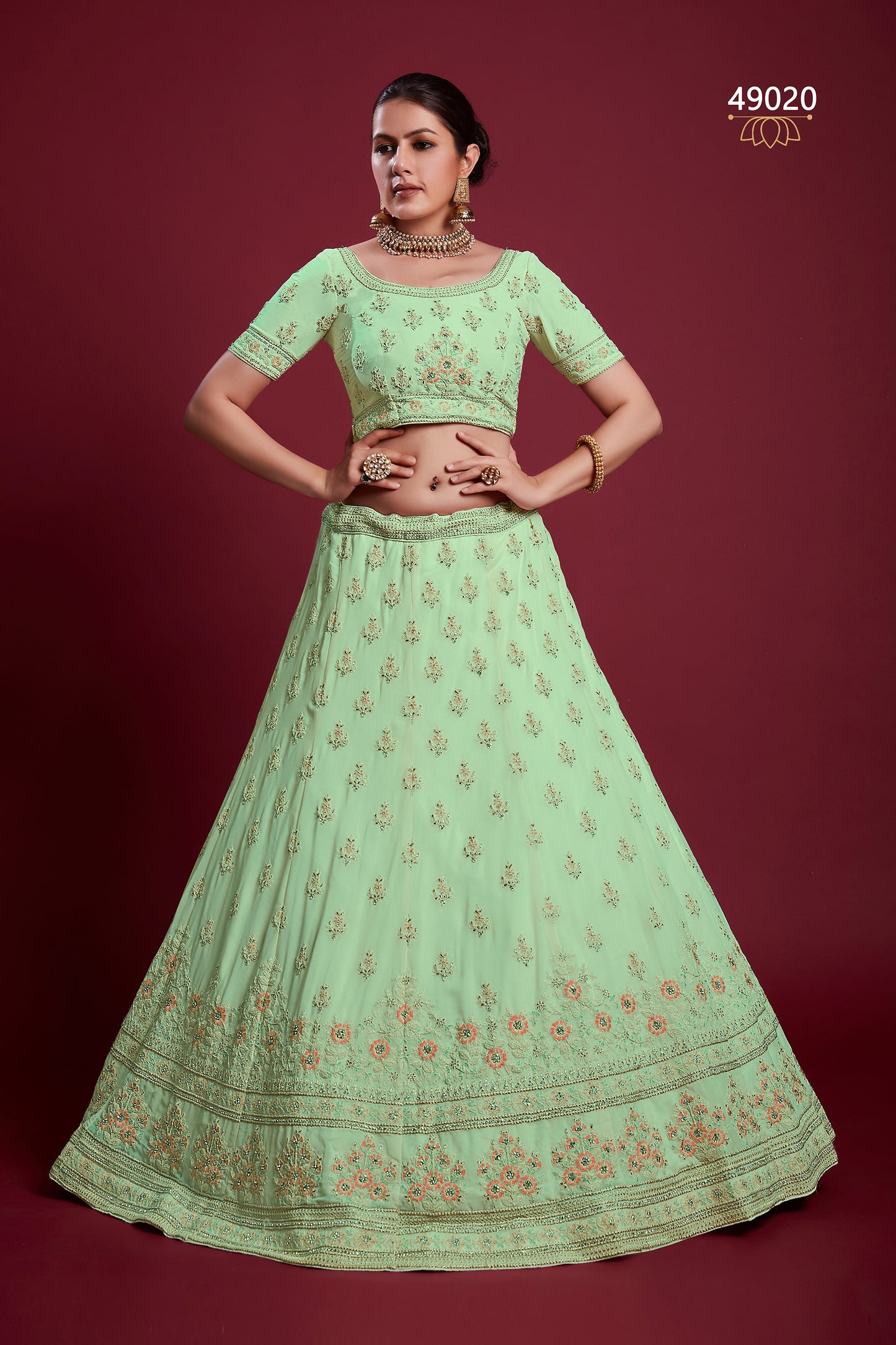 Poshak Vol 6 Designer Occasion Wear Lehenga D.No 49020