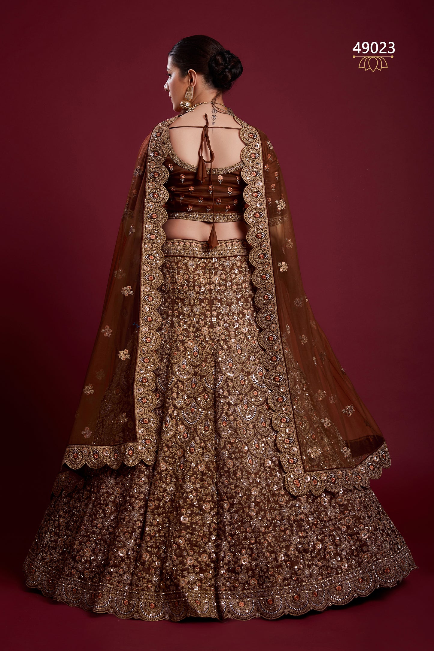 Poshak Vol 6 Designer Occasion Wear Lehenga D.No 49023