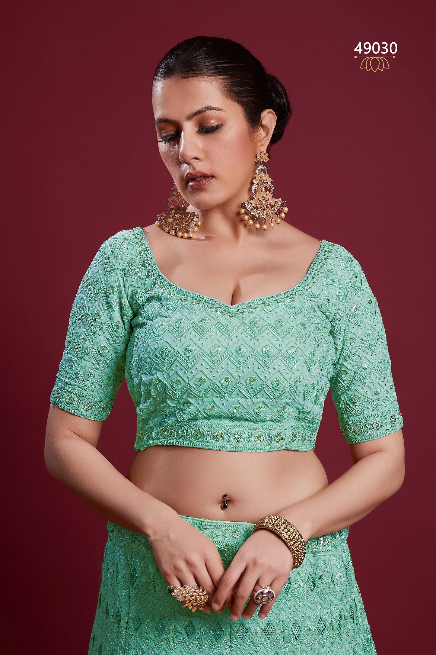 Poshak Vol 6 Designer Occasion Wear Lehenga D.No 49030