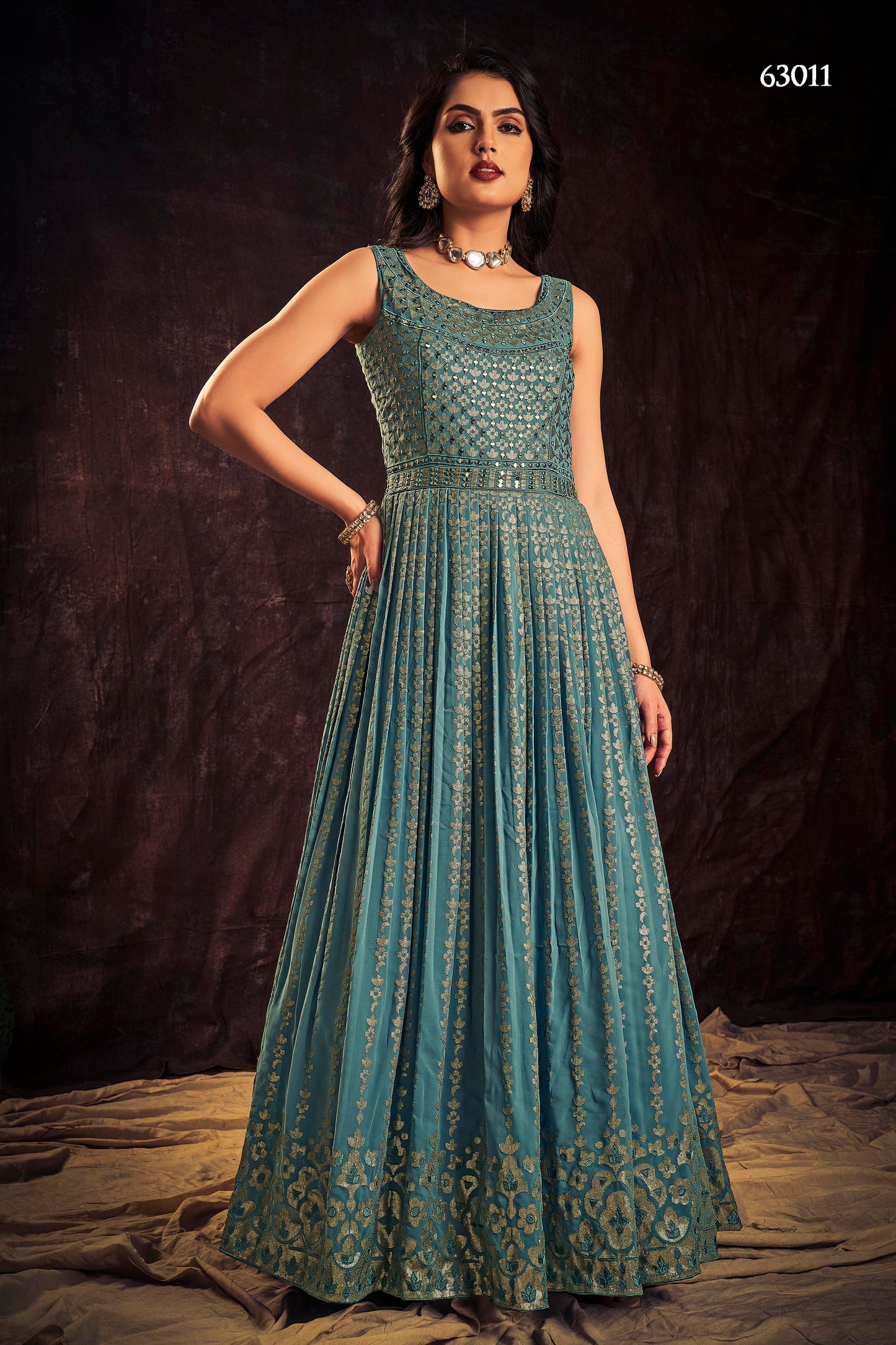 Zoya Vol 3 Designer Occasion Wear Gown D.No 63011
