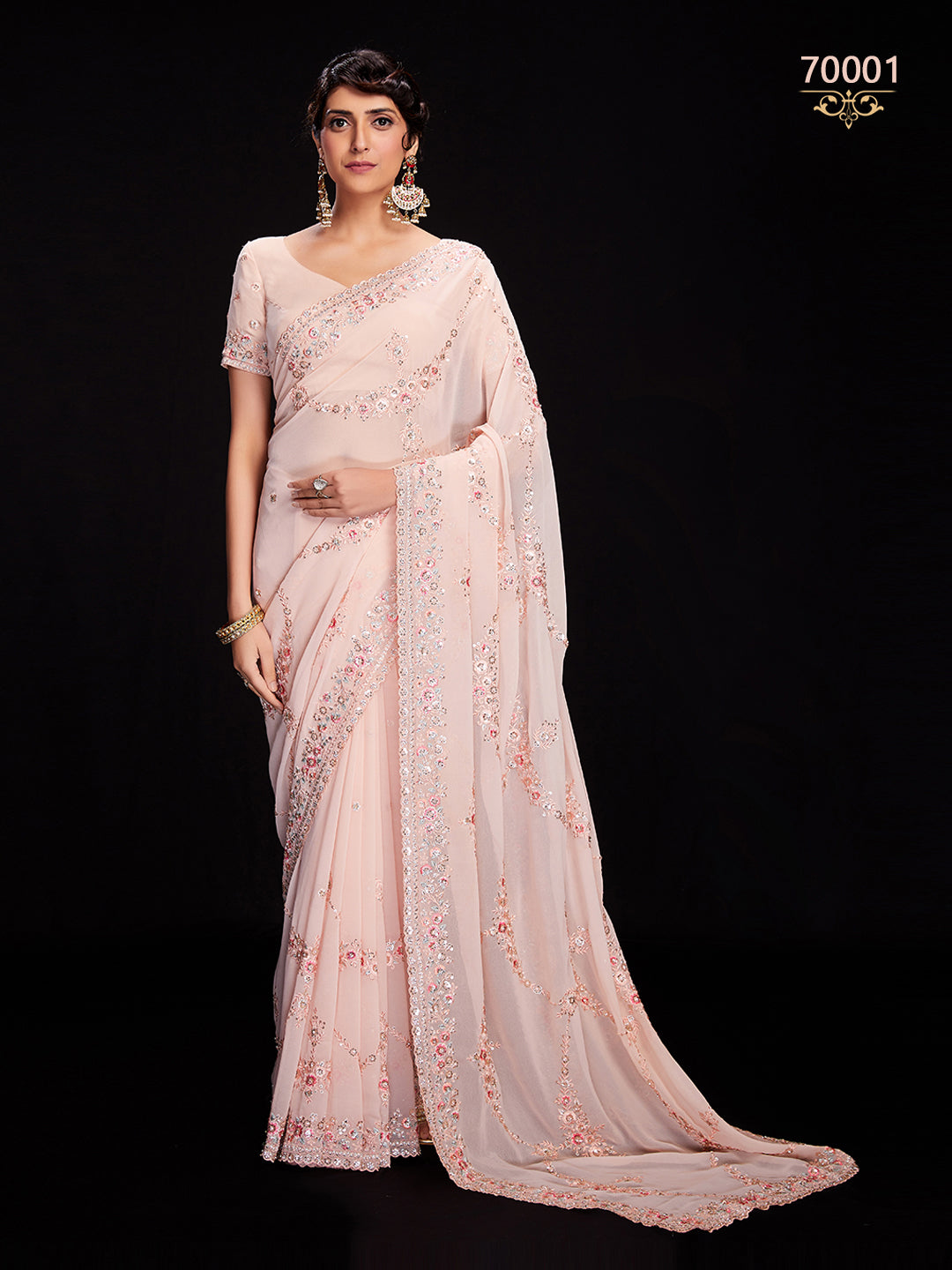 Swarna Vol 6 Designer Fancy Wear Saree D.No 70001