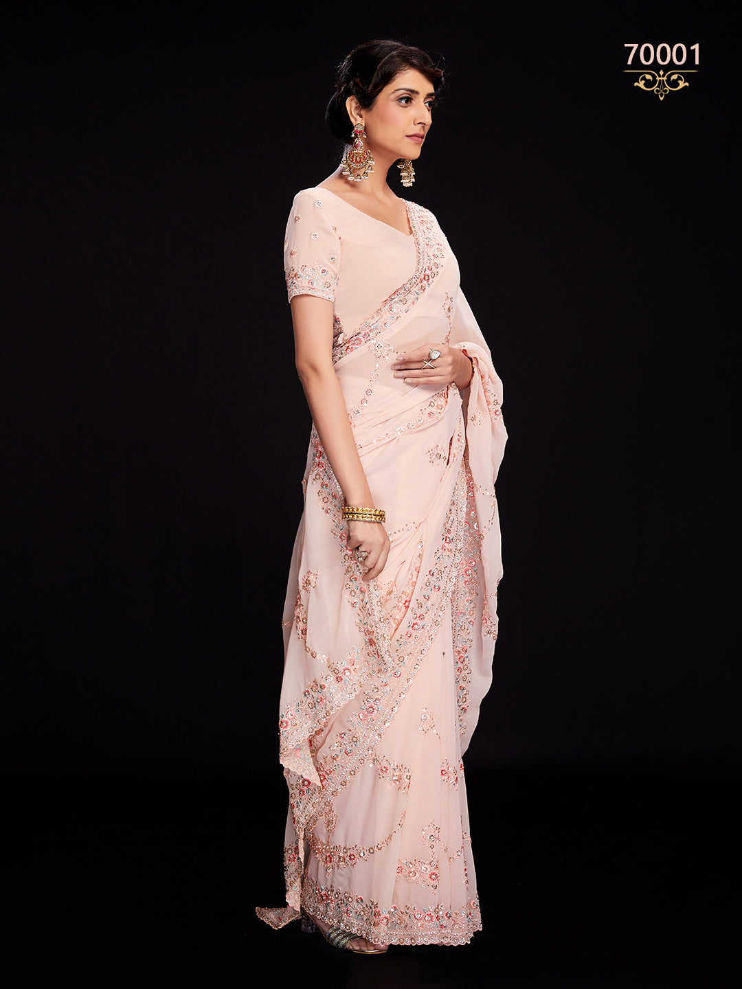 Swarna Vol 6 Designer Fancy Wear Saree D.No 70001