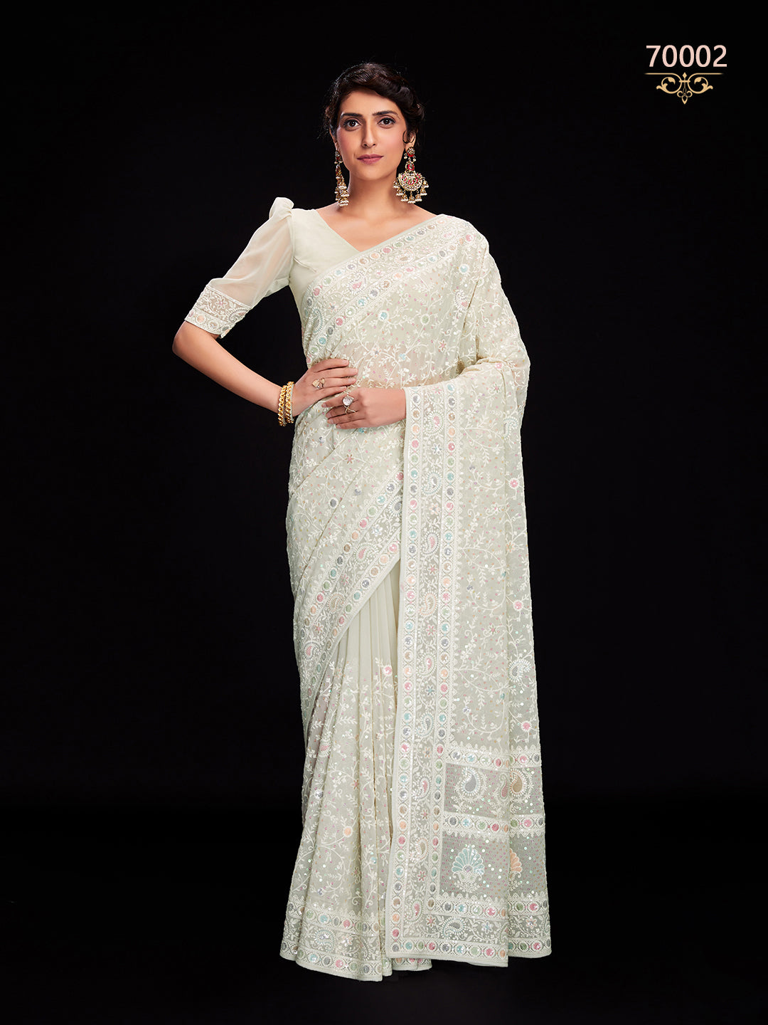 Swarna Vol 6 Designer Fancy Wear Saree D.No 70002