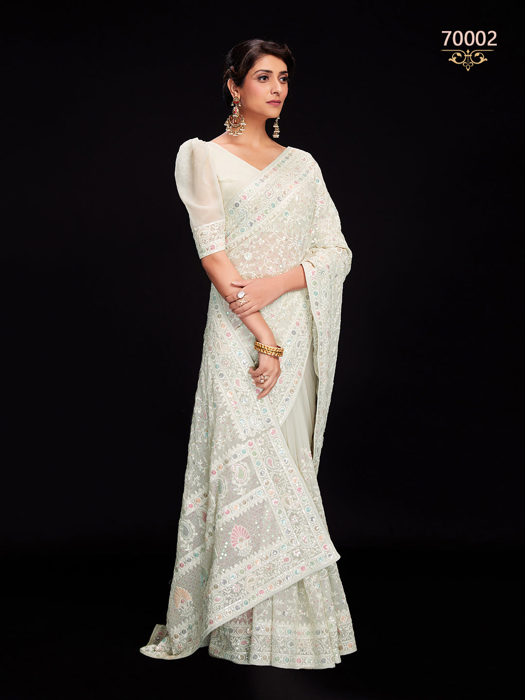 Swarna Vol 6 Designer Fancy Wear Saree D.No 70002