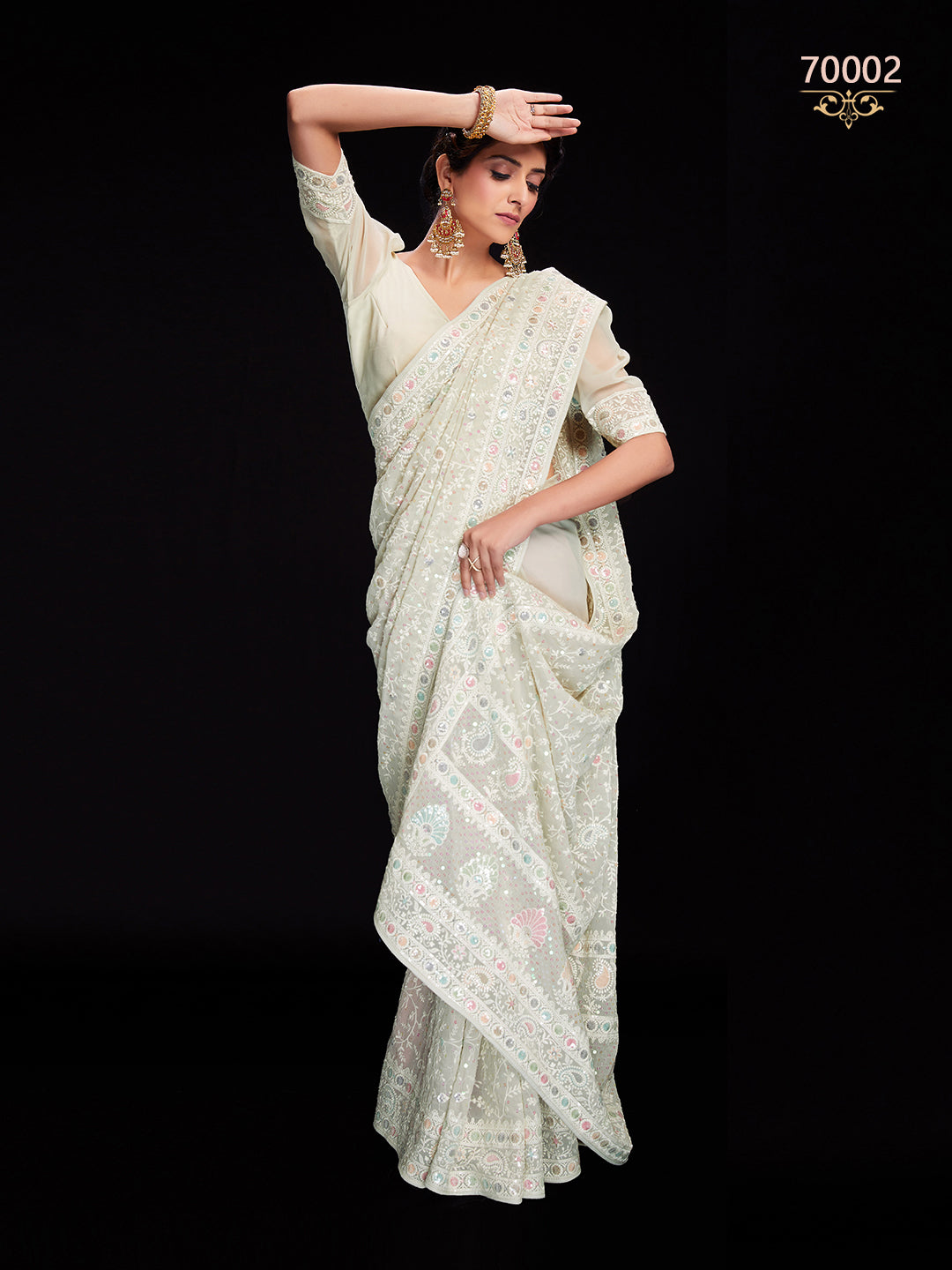 Swarna Vol 6 Designer Fancy Wear Saree D.No 70002