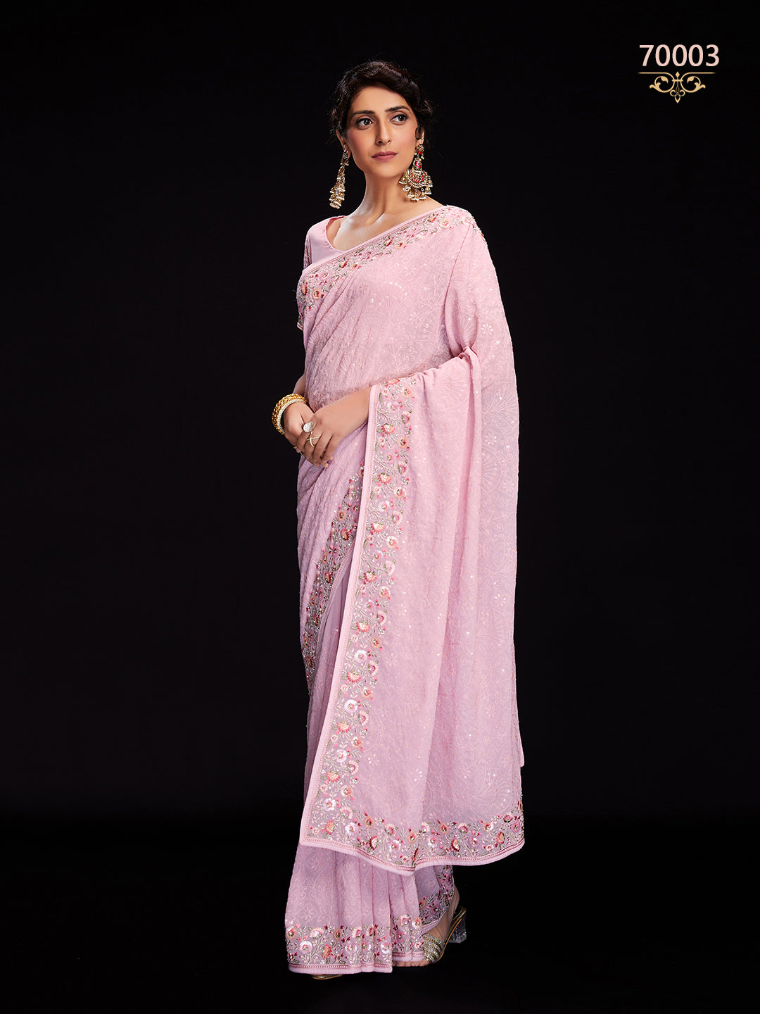 Swarna Vol 6 Designer Fancy Wear Saree D.No 70003