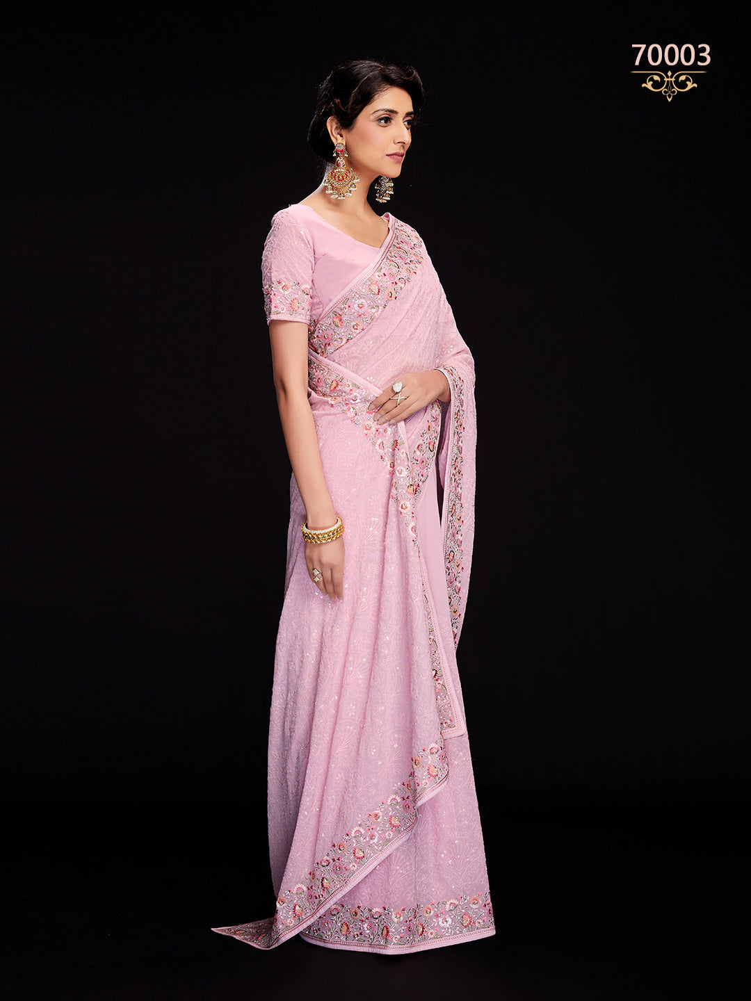 Swarna Vol 6 Designer Fancy Wear Saree D.No 70003