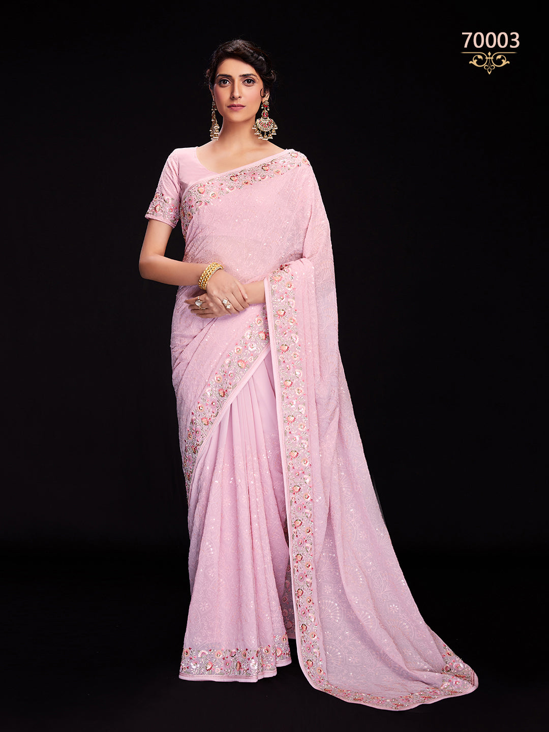 Swarna Vol 6 Designer Fancy Wear Saree D.No 70003