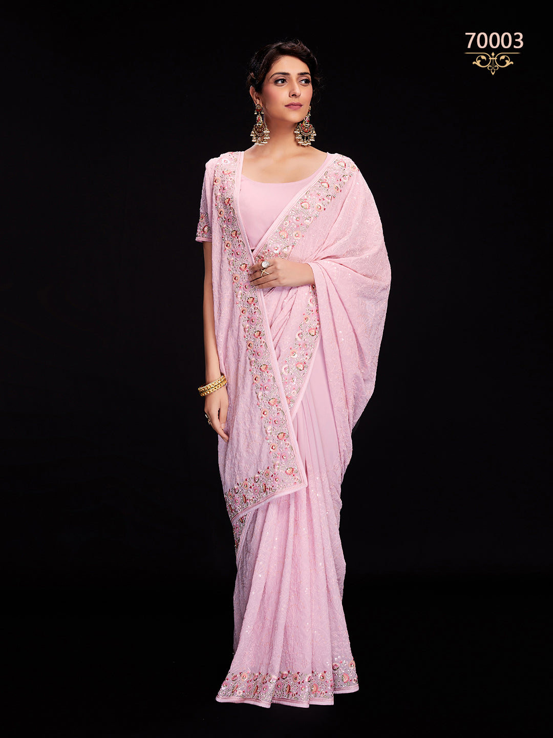 Swarna Vol 6 Designer Fancy Wear Saree D.No 70003