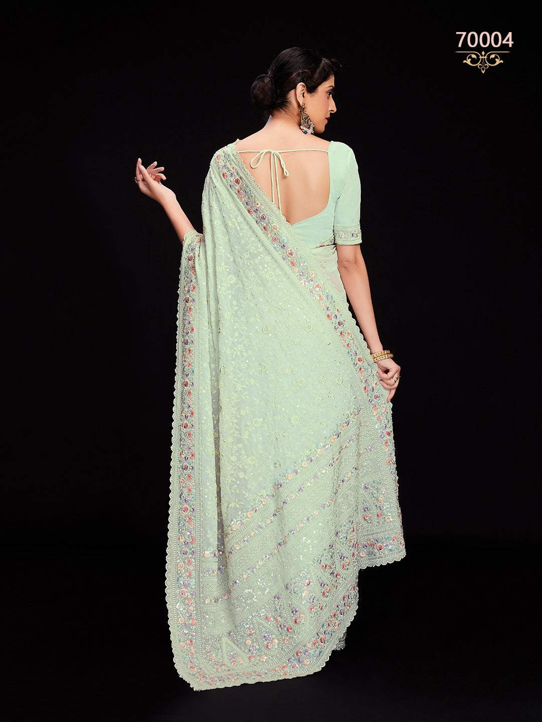 Swarna Vol 6 Designer Fancy Wear Saree D.No 70004