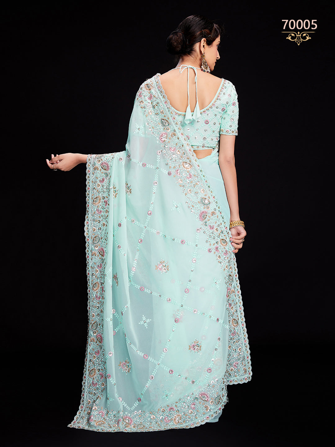 Swarna Vol 6 Designer Fancy Wear Saree D.No 70005