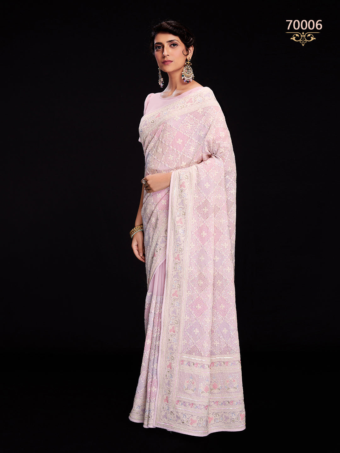 Swarna Vol 6 Designer Fancy Wear Saree D.No 70006