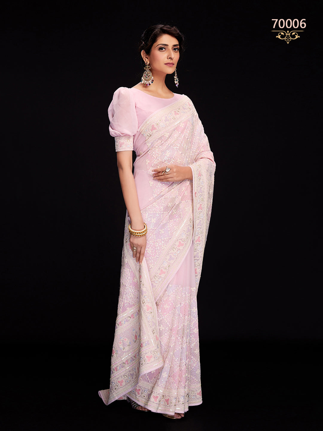 Swarna Vol 6 Designer Fancy Wear Saree D.No 70006