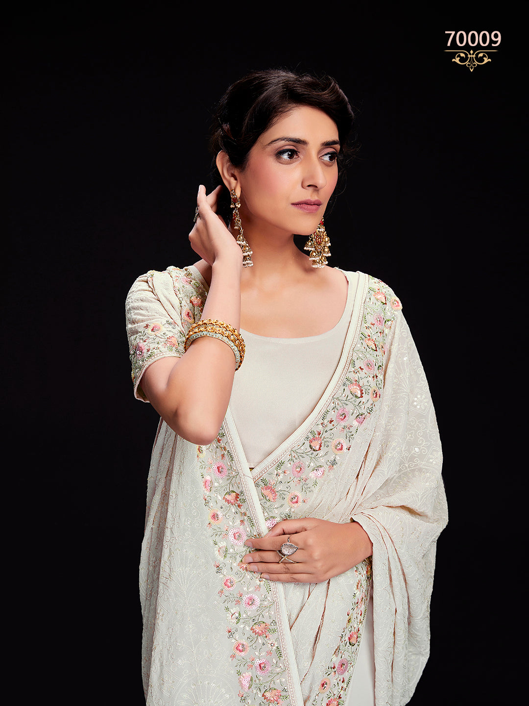 Swarna Vol 6 Designer Fancy Wear Saree D.No 70009