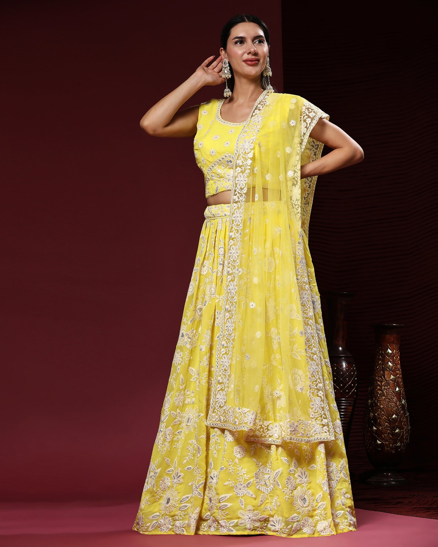 READYMADE CROP TOP LEHENGA D.NO C1944