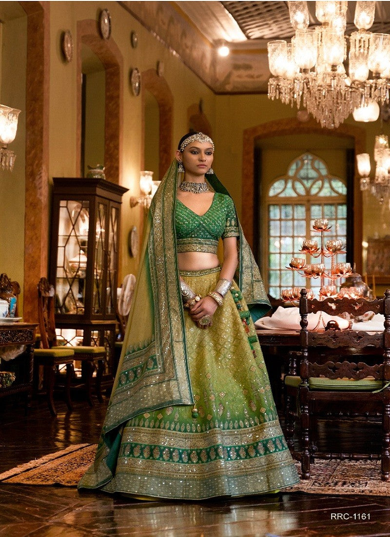 Shishmahal Designer Bridal Lehenga Choli D.No. 1161