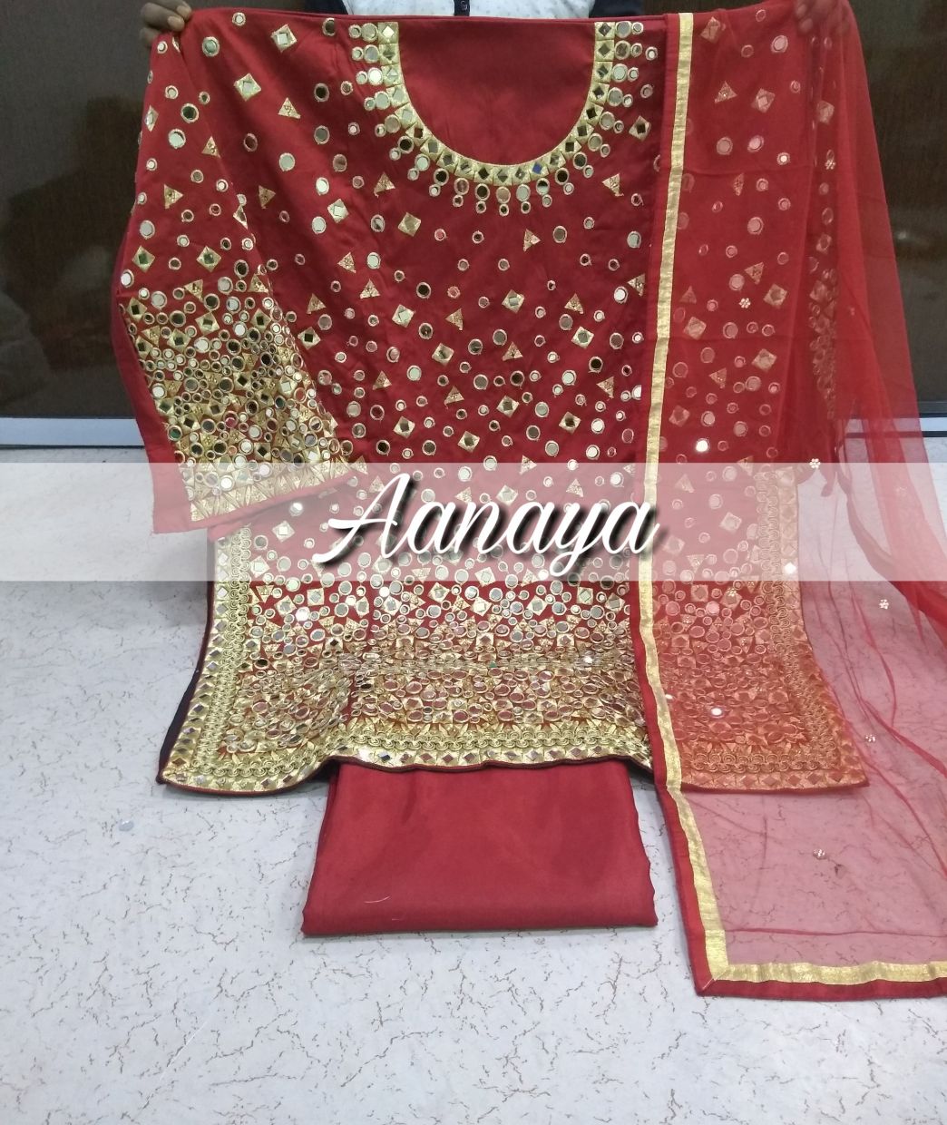 Aanaya 40000 Series Tapeta Silk Designer Punjabi Suit