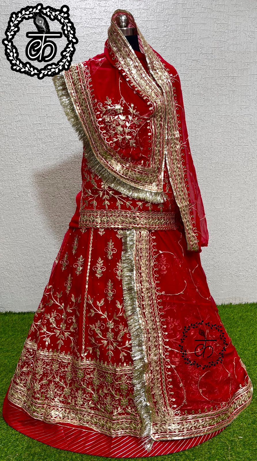 Odhni best sale bridal lehenga