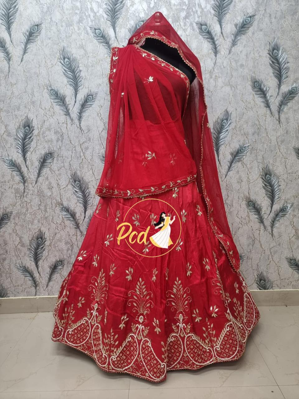 Designer lehenga clearance chunni