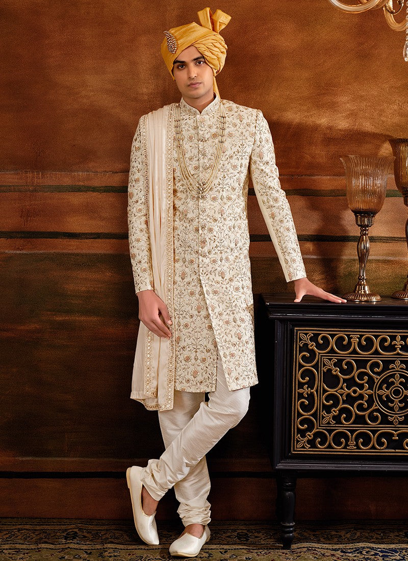 Mens wedding 2024 wear sherwani