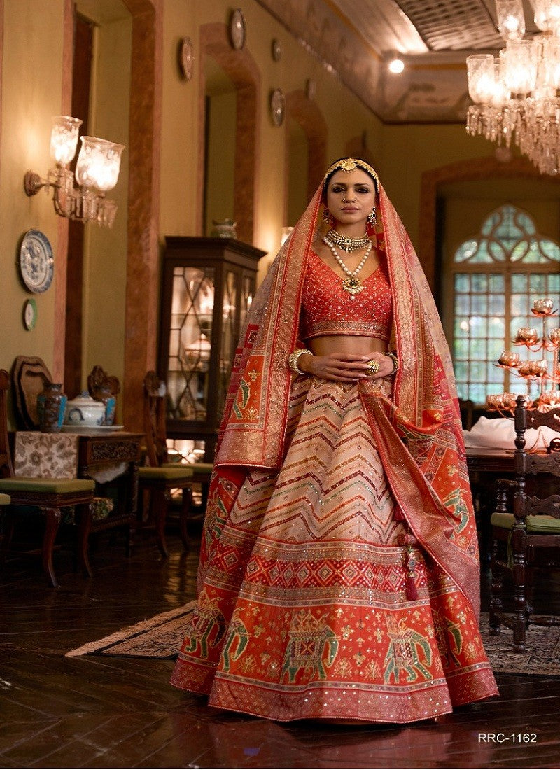 Shishmahal Designer Bridal Lehenga Choli D.No. 1162