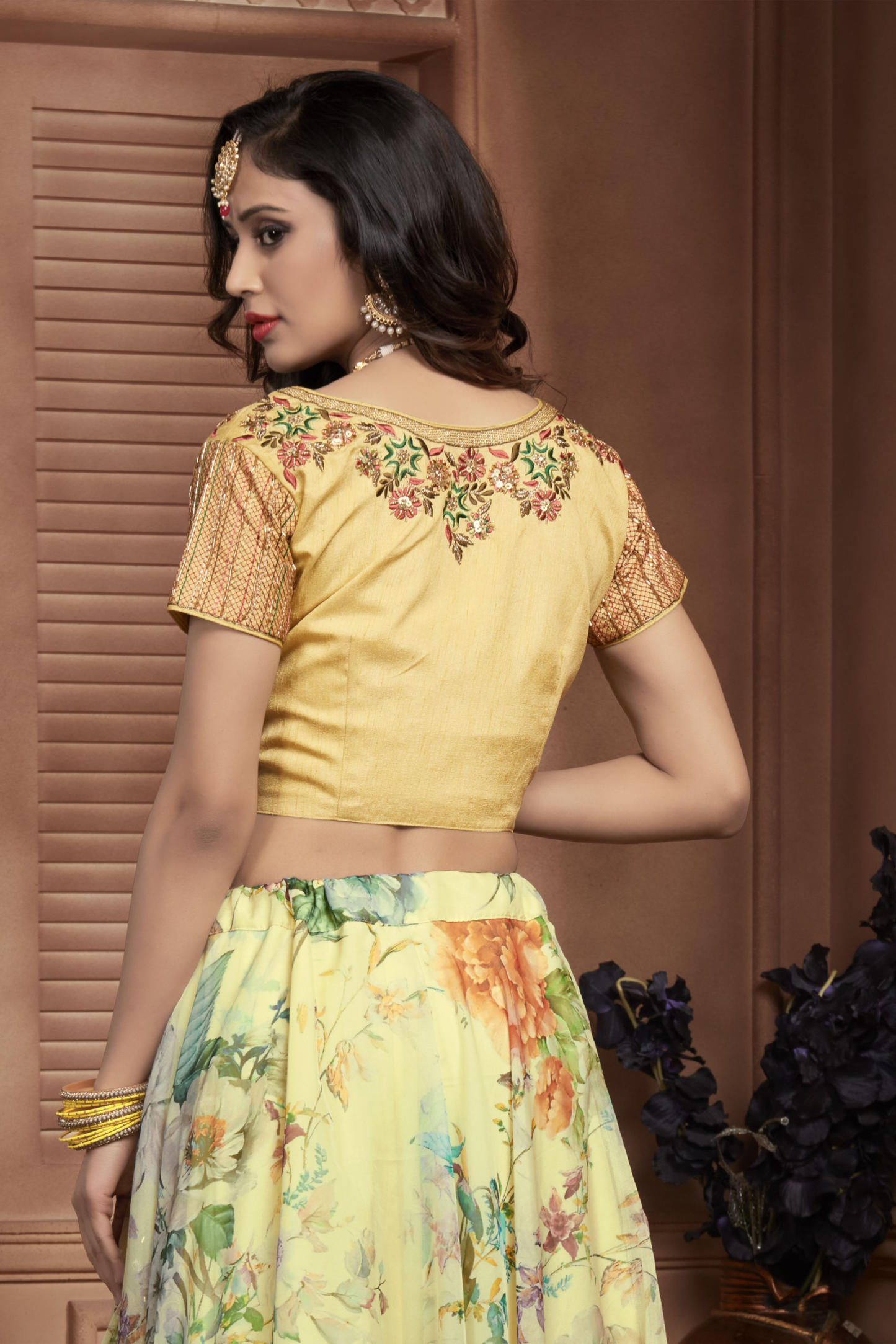 READYMADE CROP TOP LEHENGA D.NO C-1980