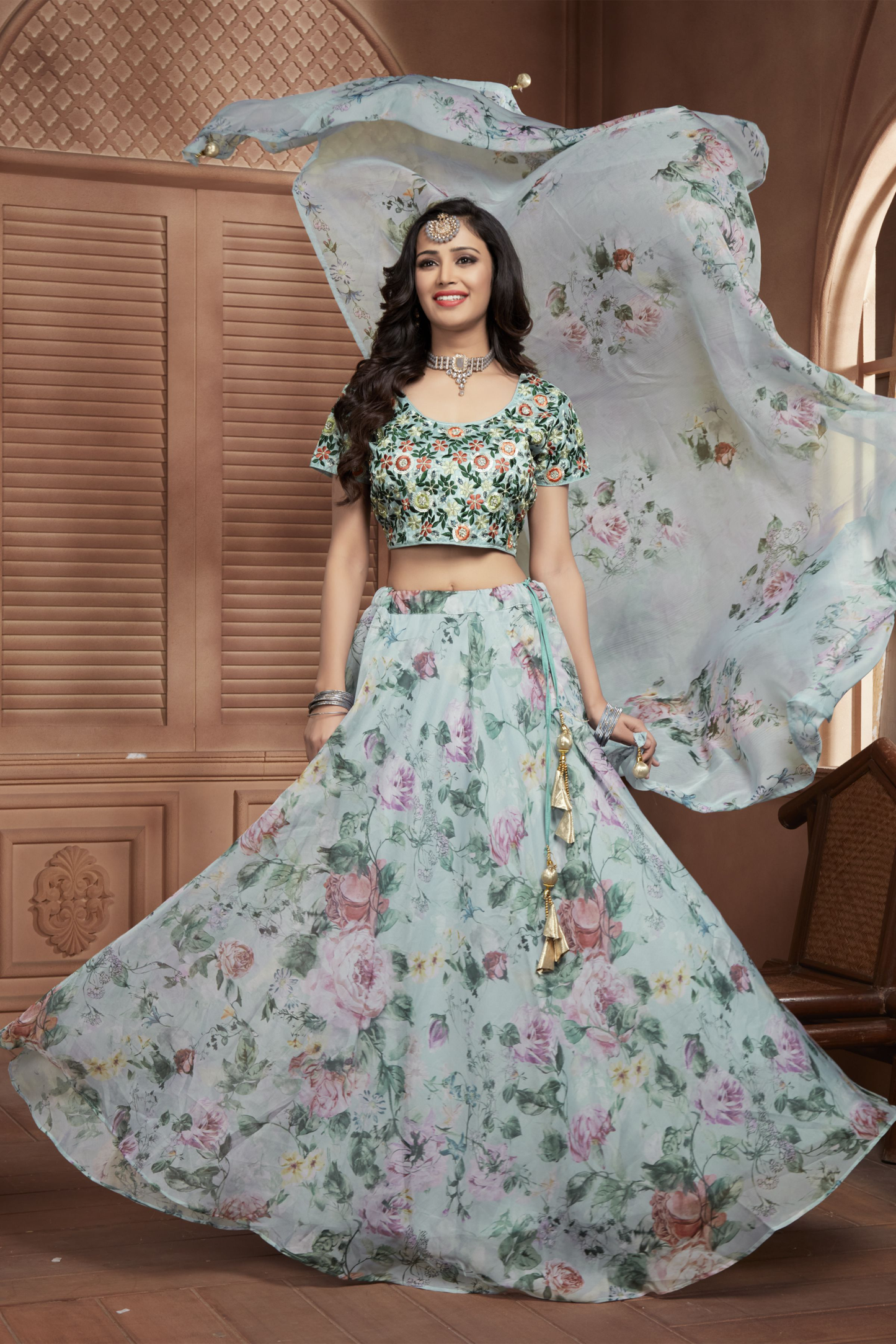 READYMADE CROP TOP LEHENGA D.NO C-1981
