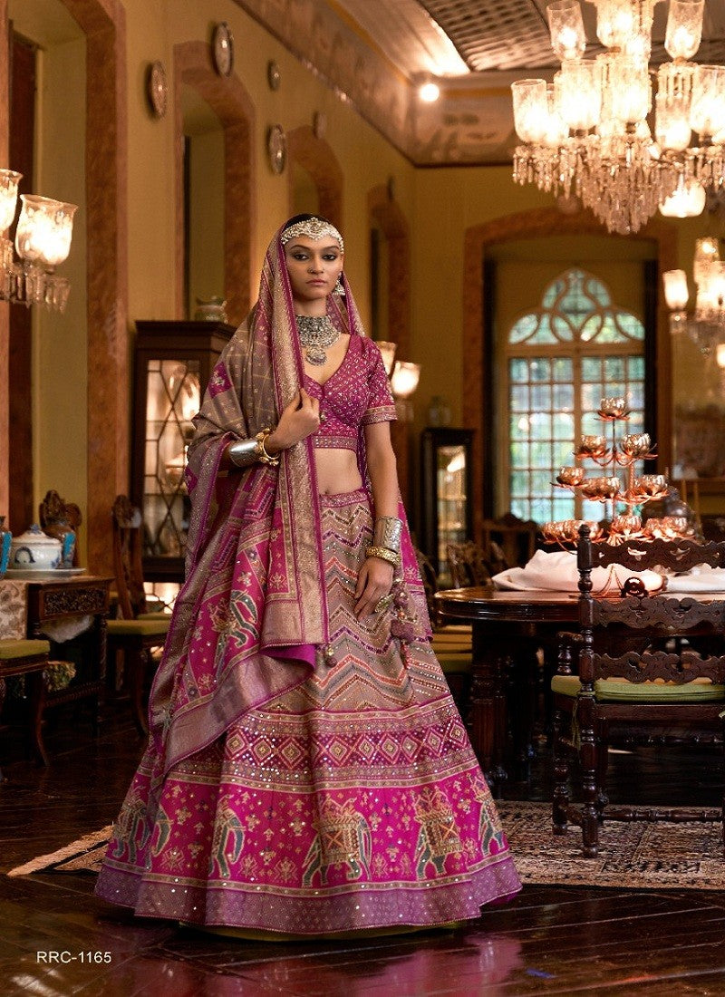 Shishmahal Designer Bridal Lehenga Choli D.No. 1165
