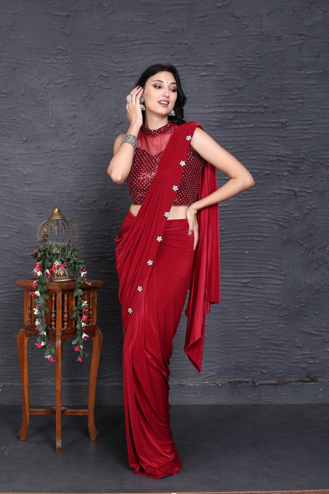 READY TO WEAR SAREE D.NO 10768