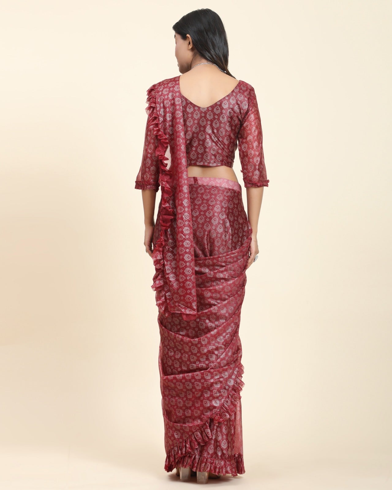 FANCY READYMADE SAREE D.NO 101012