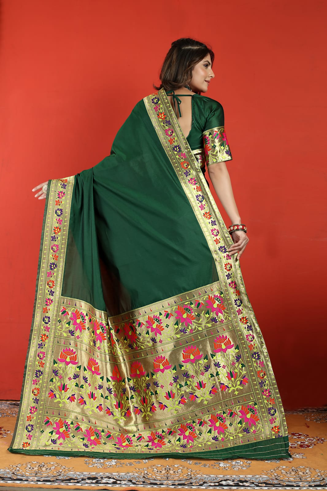 Fancy Occasion Wear Paithani Soft Silk Saree