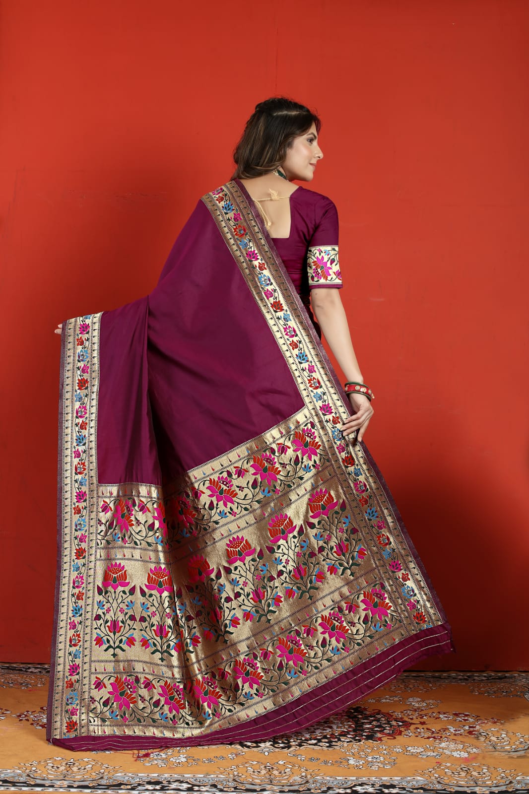Fancy Occasion Wear Paithani Soft Silk Saree